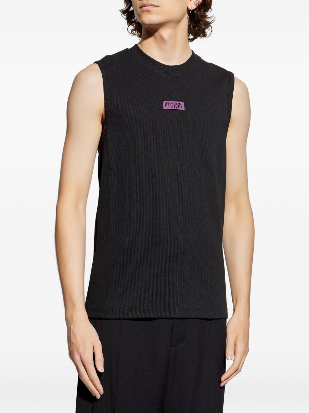 ribbed-knit tank top - 3