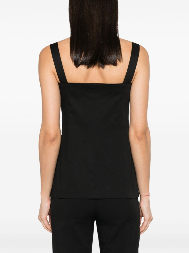 square-neck buttoned blouse 4