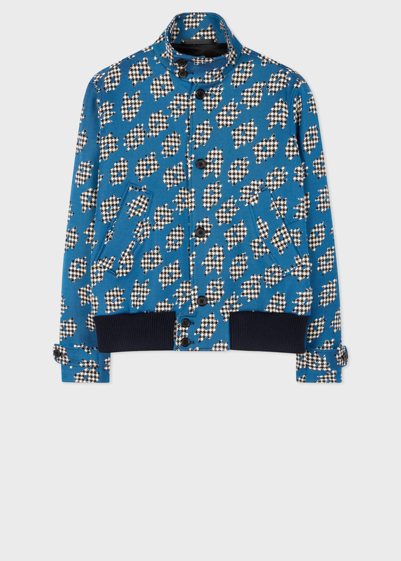 'Big Flower' Jacquard Bomber Jacket 1