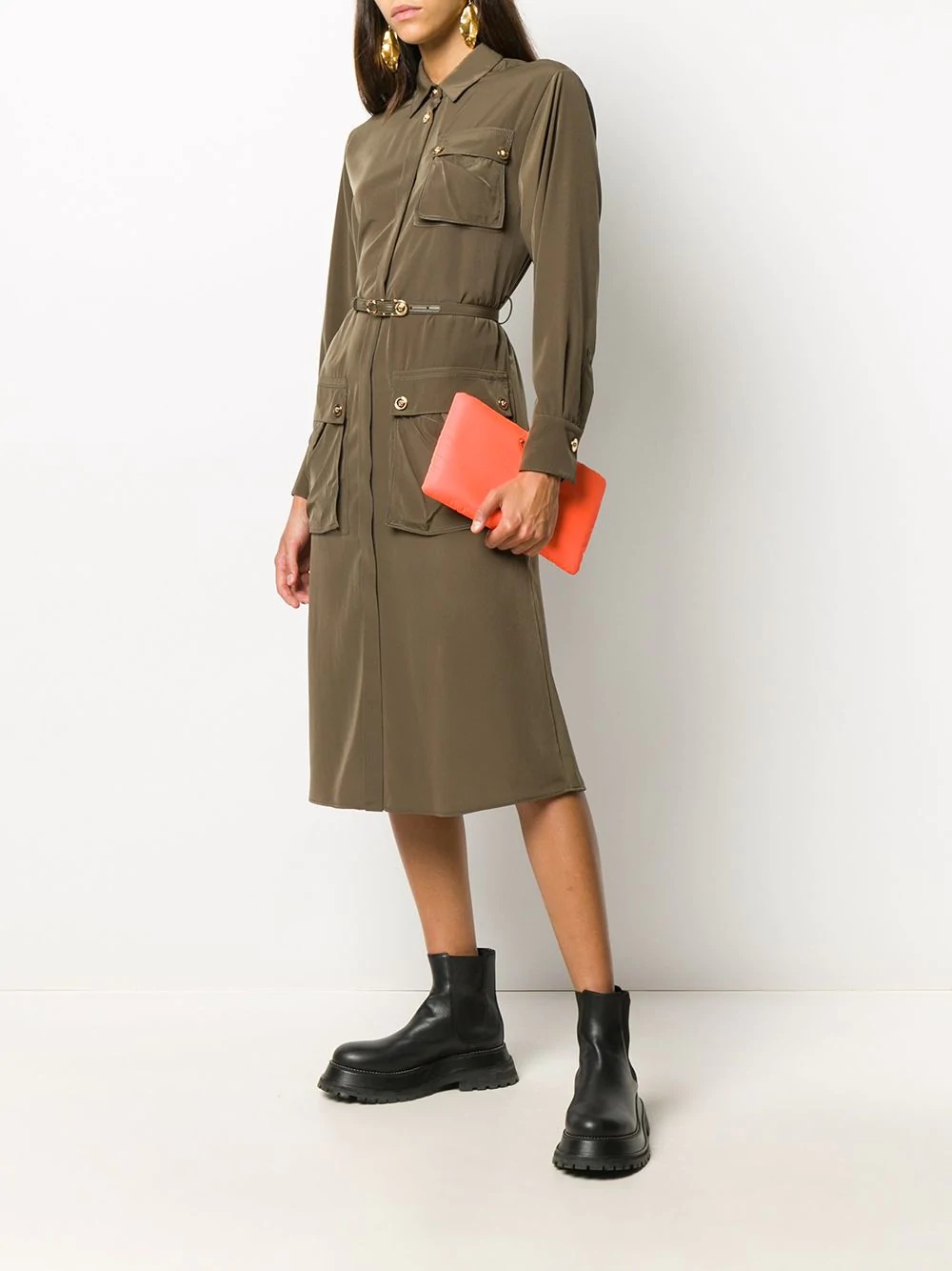 Safari midi shirtdress - 2