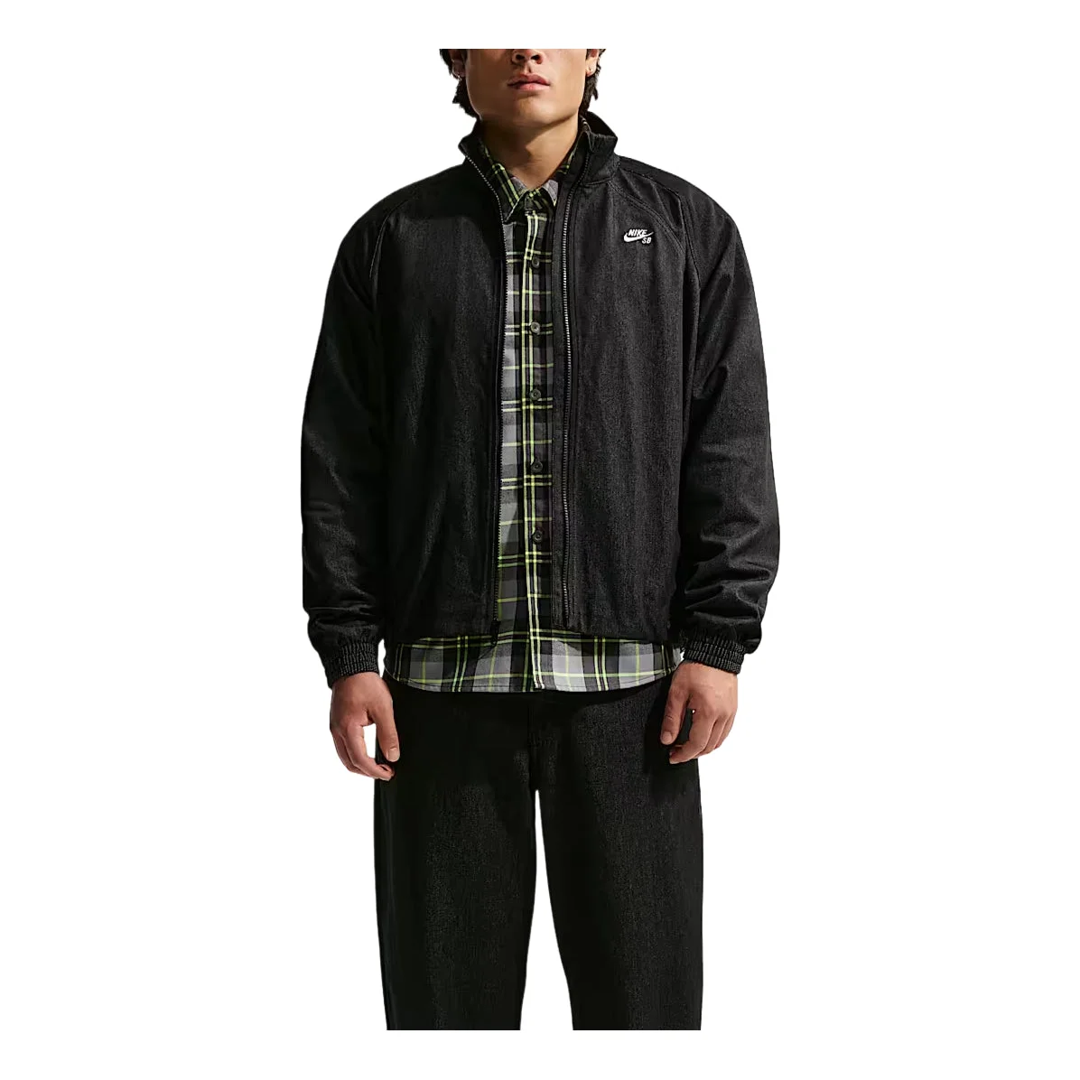 Nike SB Denim Full-Zip Track Jacket 'Black' IH1989-010 - 1
