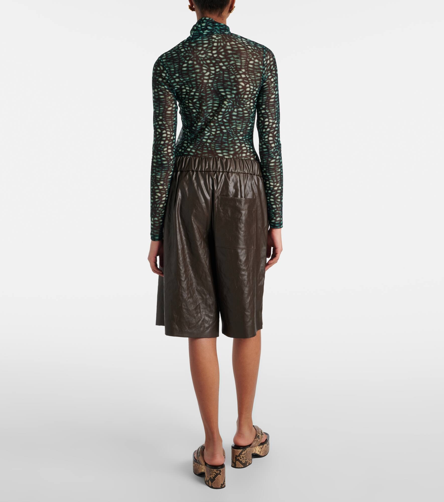 Satin Bermuda shorts - 3