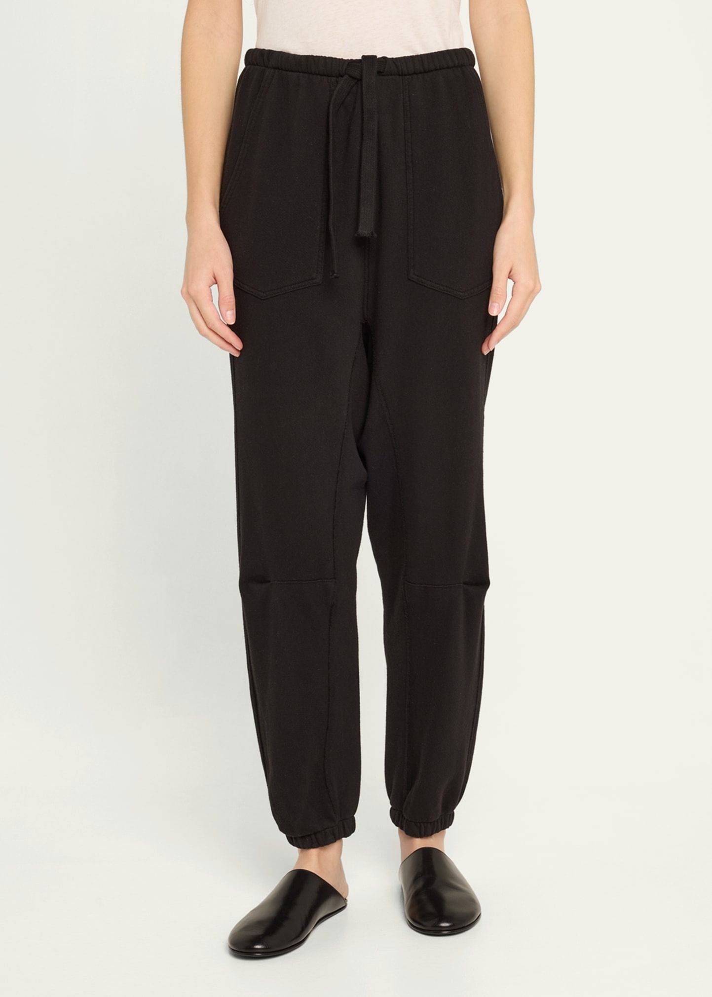 Dulce Drawstring Tapered Sweatpants - 4