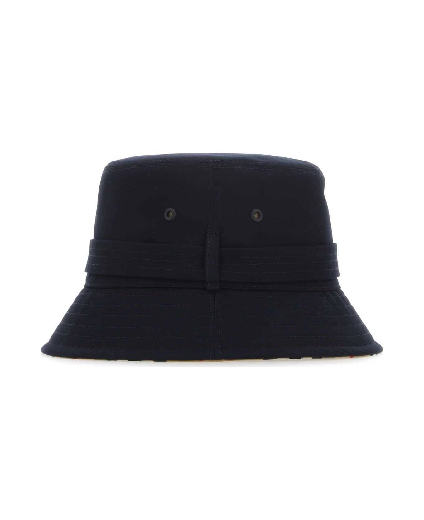 Midnight Blue Cotton Hat - 1