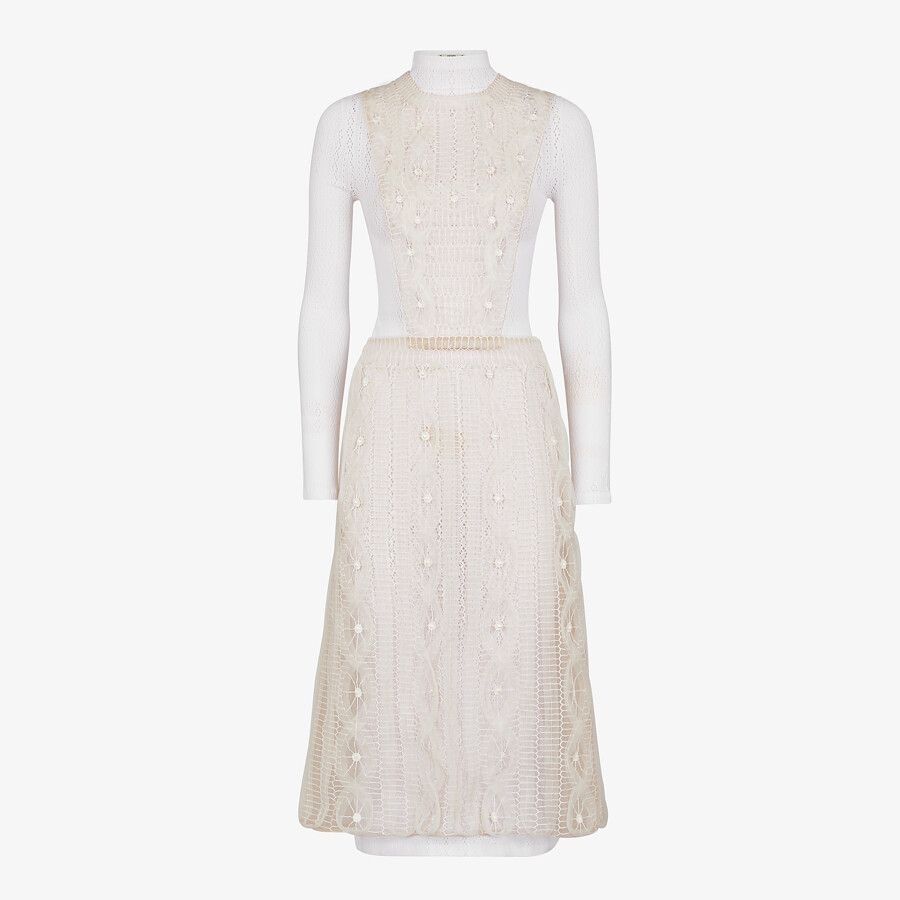 White nylon dress - 1