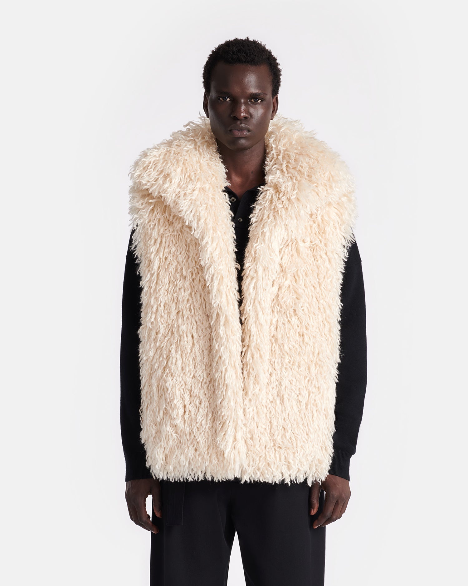 Faux Racka Fur Vest - 3