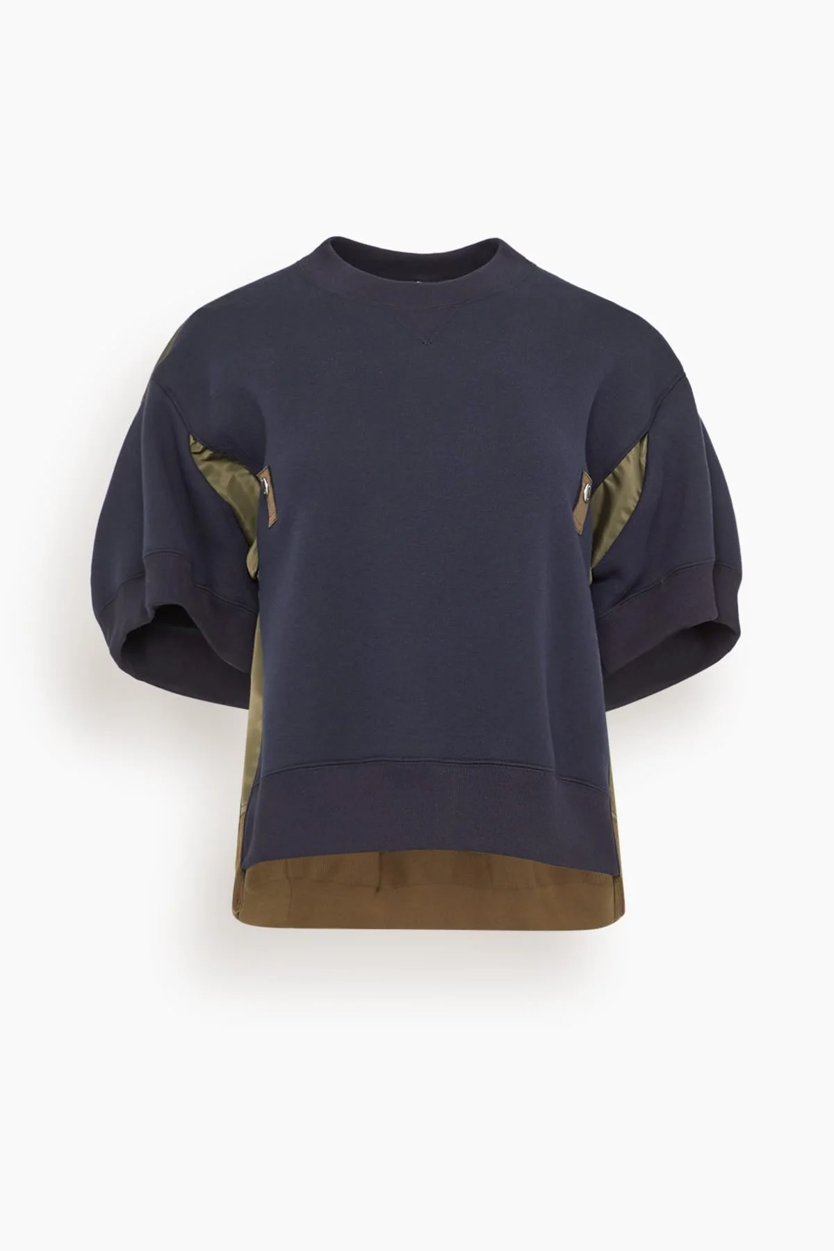 Sponge Pullover in Navy/Dark Khaki - 1