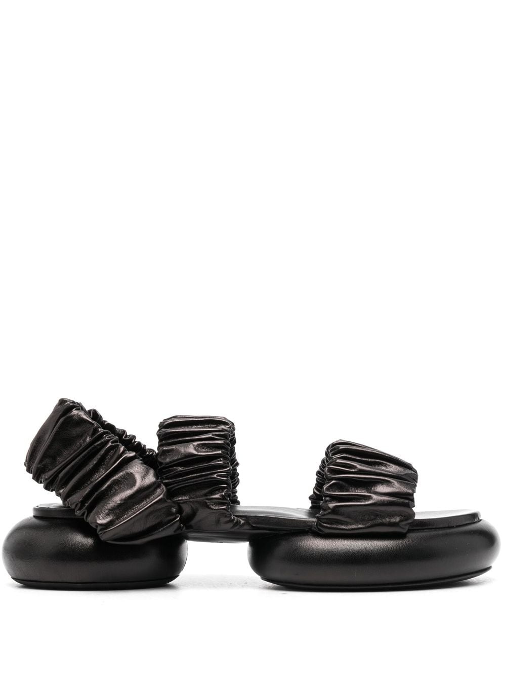 45mm ruched-strap chunky sandals - 1