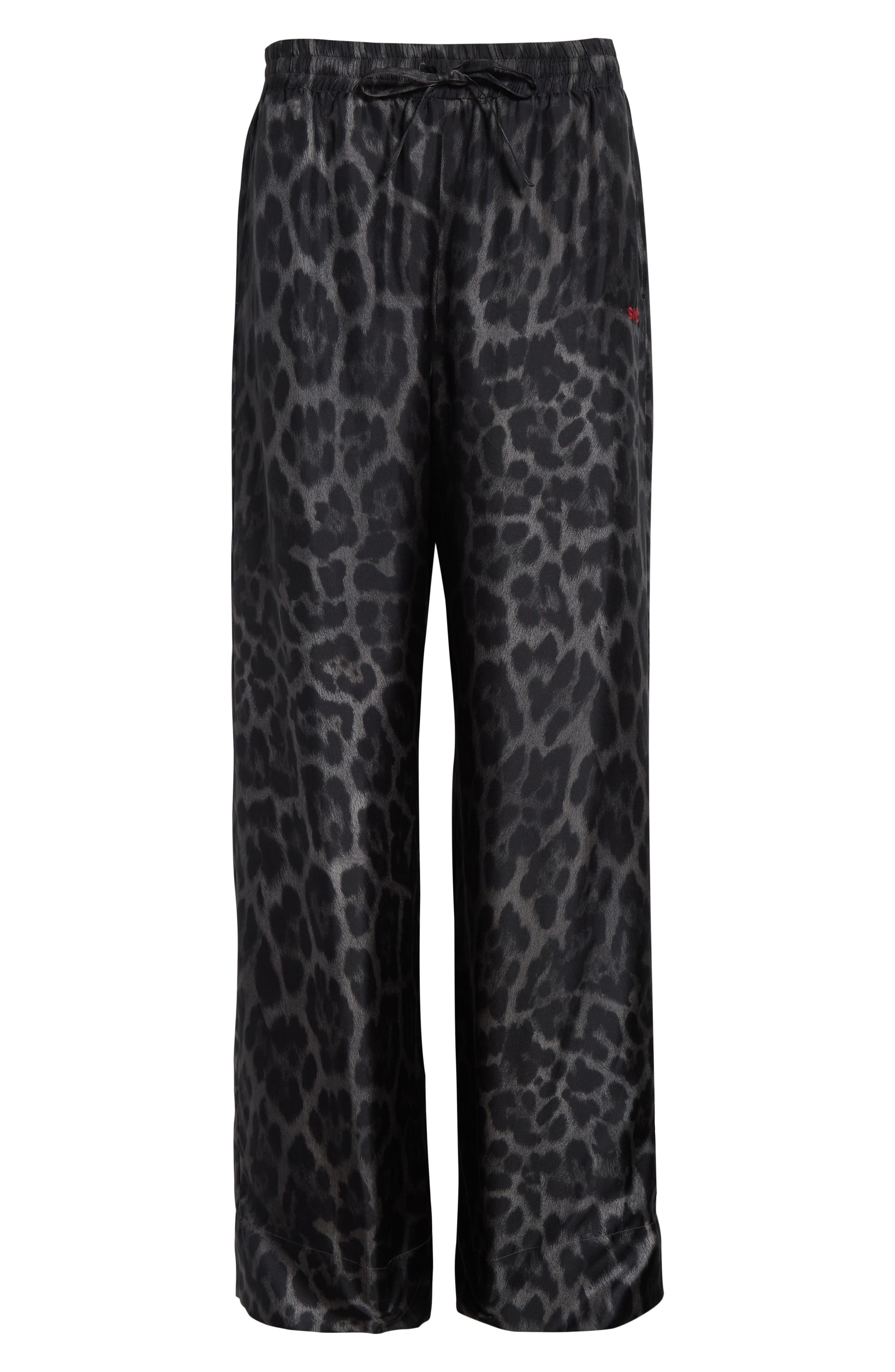Stella McCartney Leopard Print Silk Pajama Pants in 1230 - 6