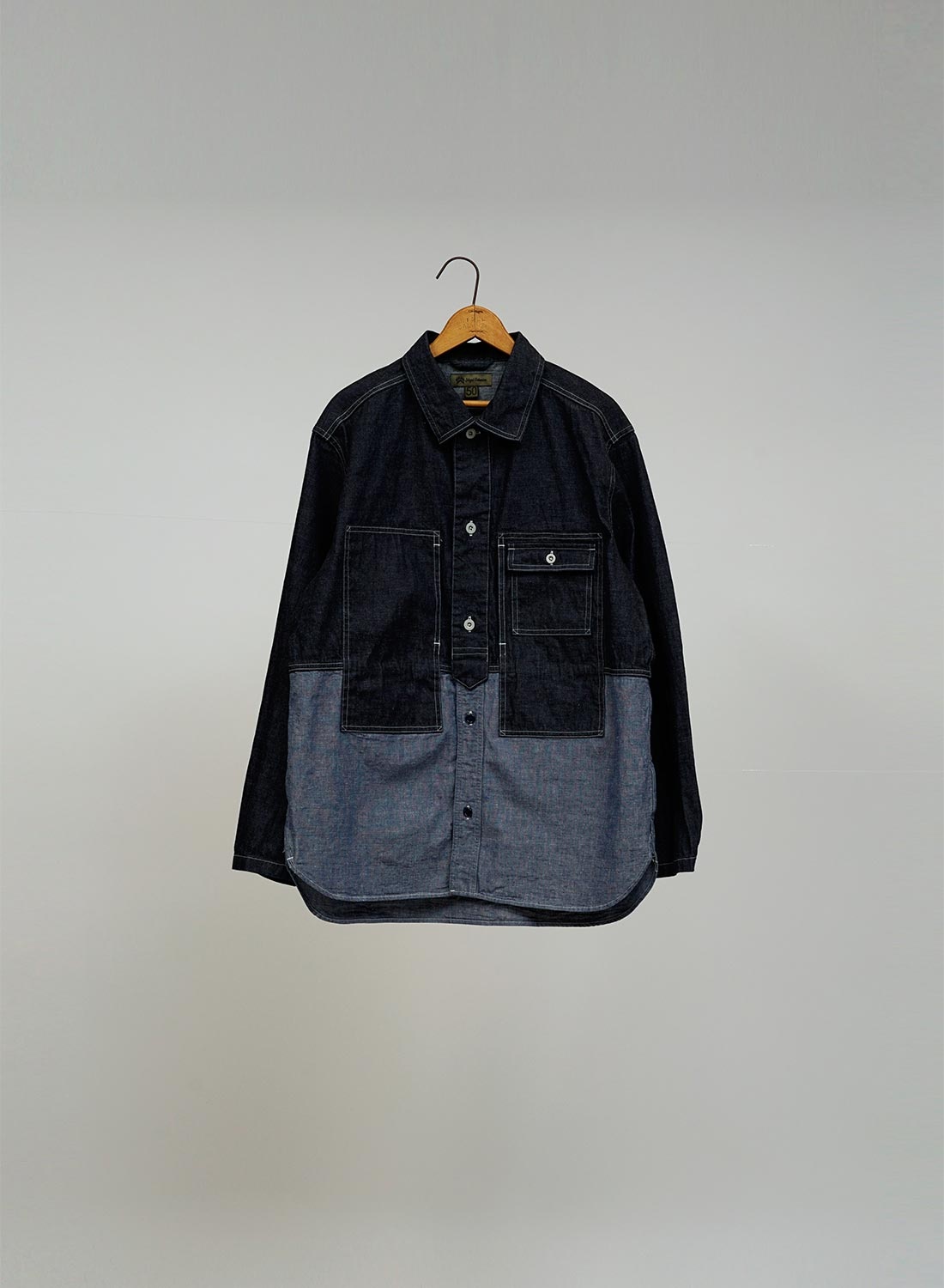 Utility Shirt Type 2 10oz Denim in Indigo - 1