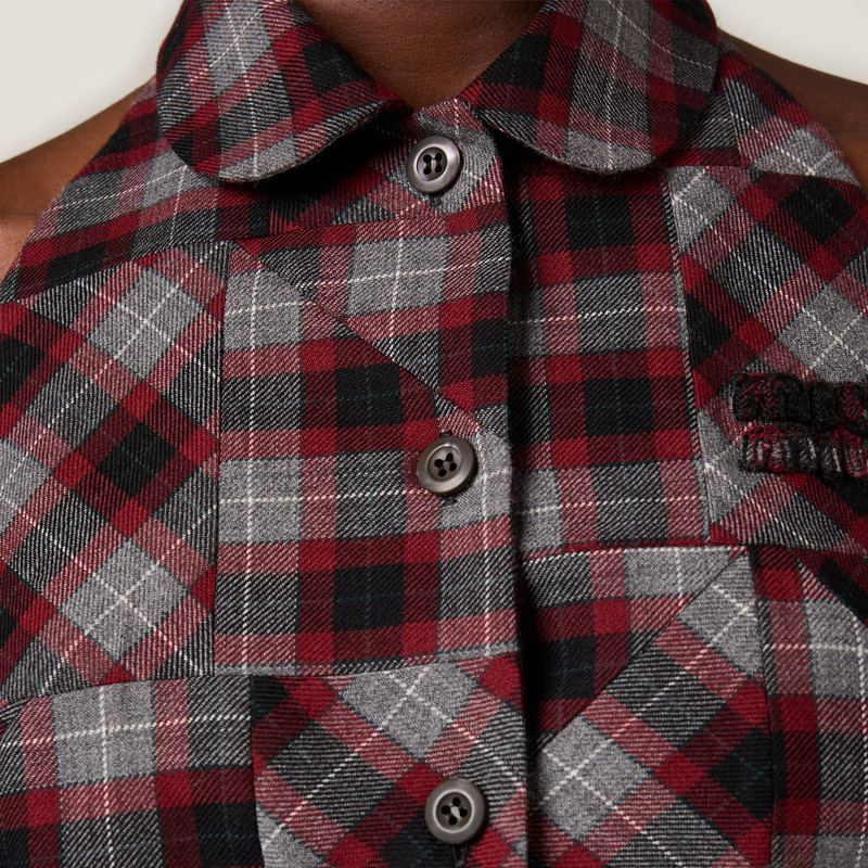 Tartan patchwork top 4