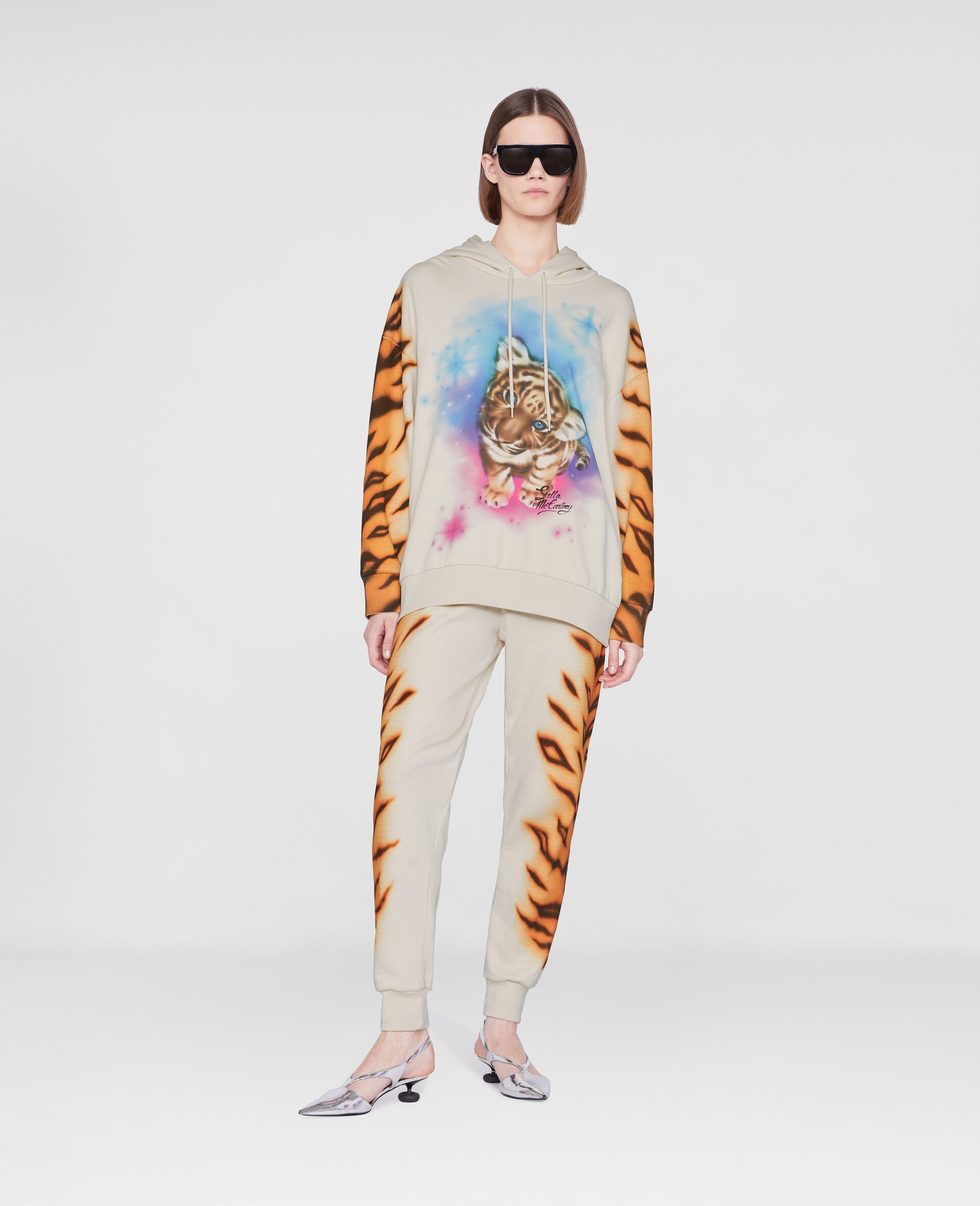 Tiger Print Hoodie - 2
