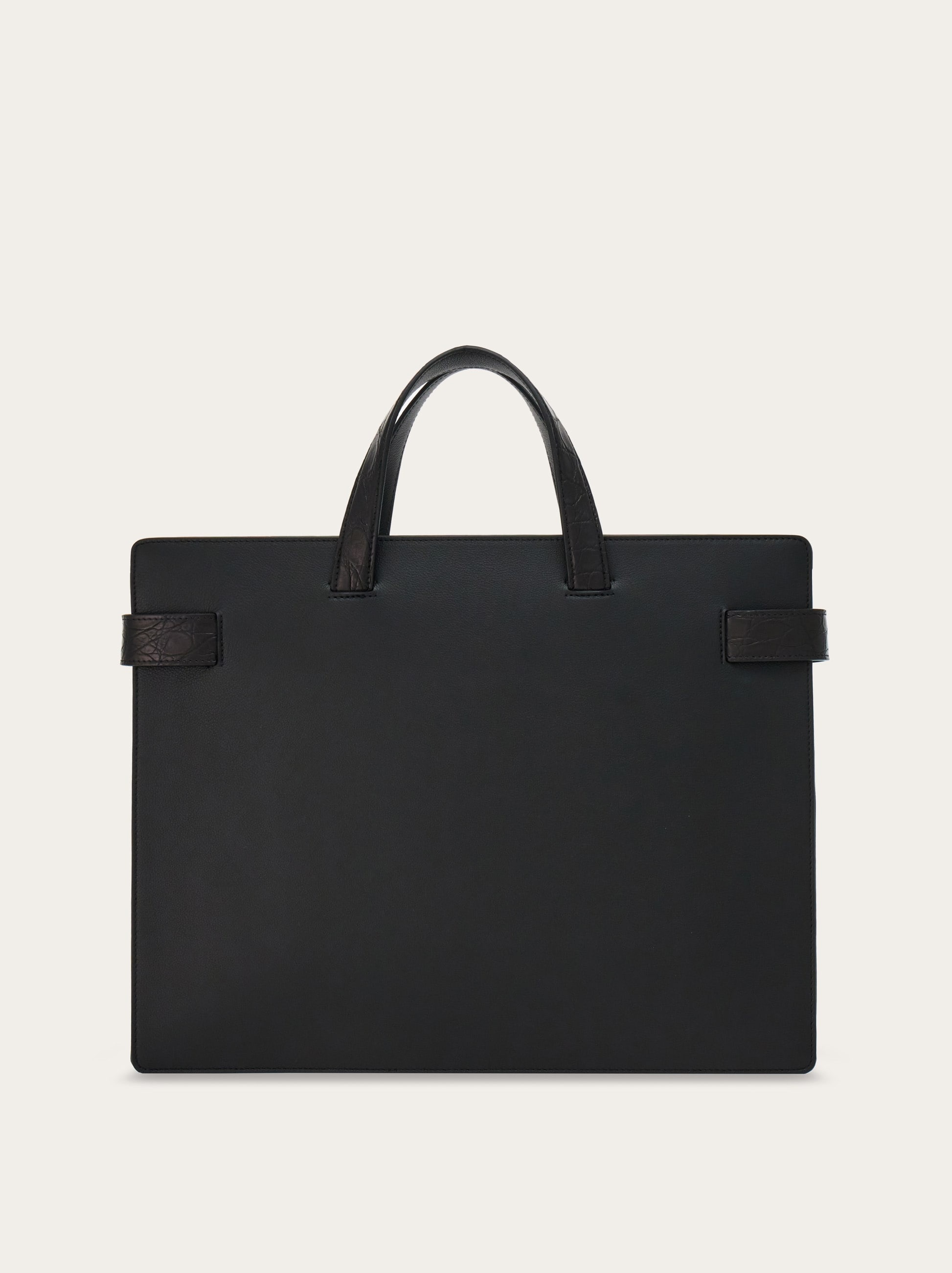 Business bag with Gancini buckles - 4