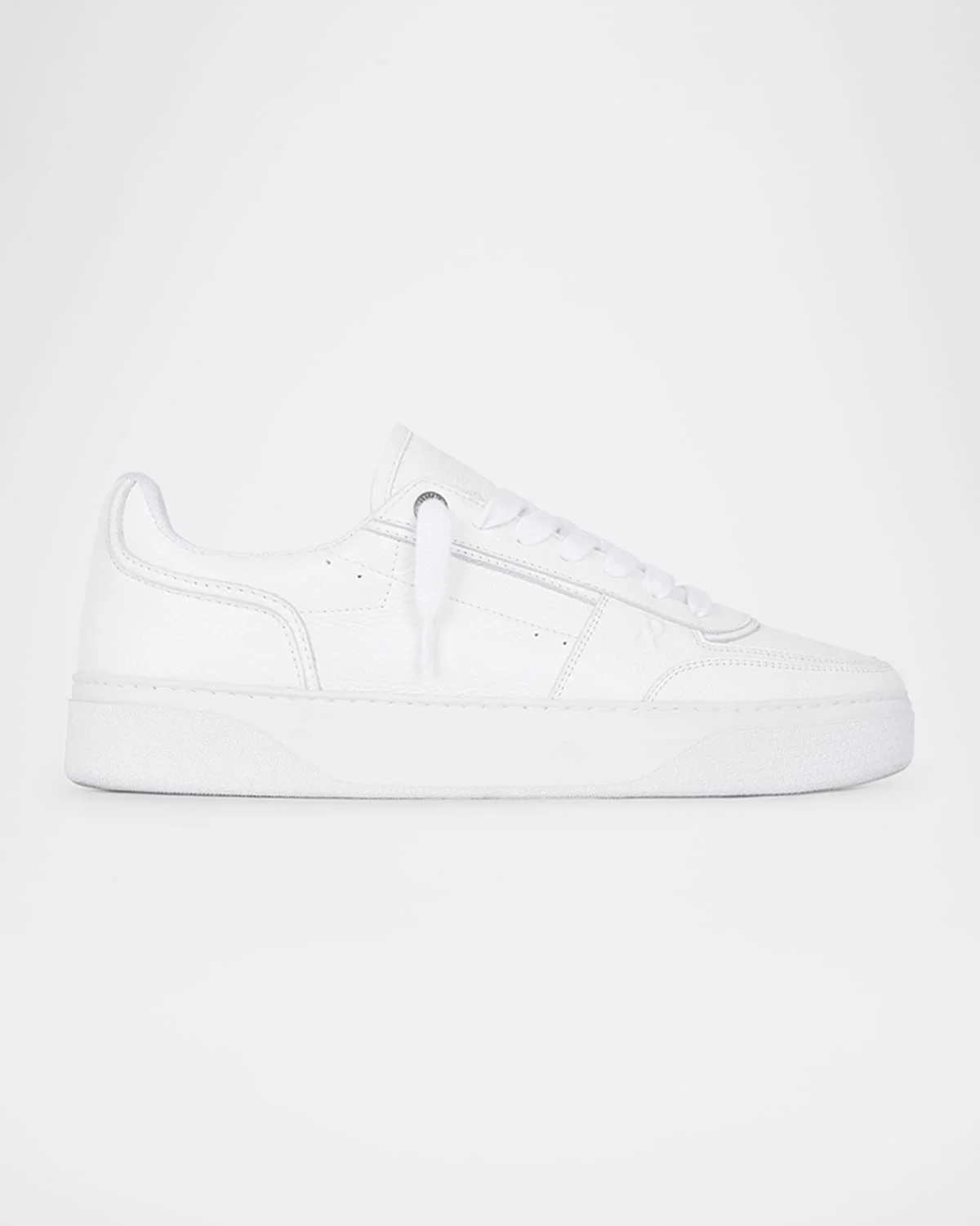 Men's Initial Leather Low-Top Sneakers - 1