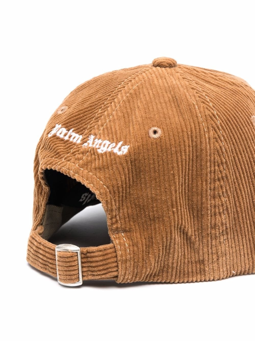 logo-embellished corduroy cap - 2