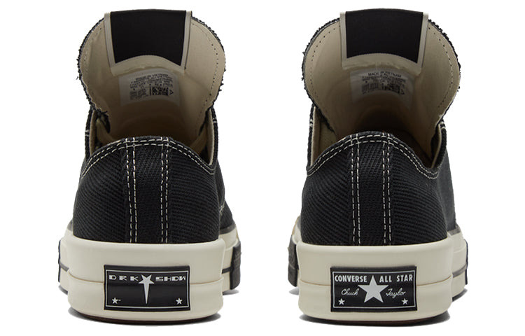 Converse Rick Owens x DRKSHDW DRKSTAR Chuck 70 Low 'Black' 172347C - 6