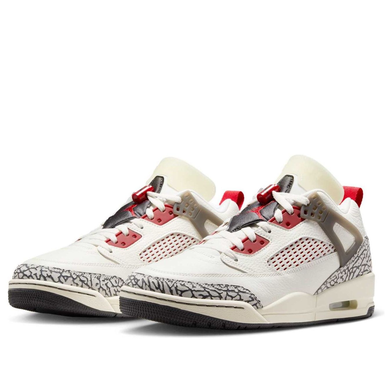 Air Jordan Spizike Low 'Sail Cement Varsity Red' FQ1759-116 - 3