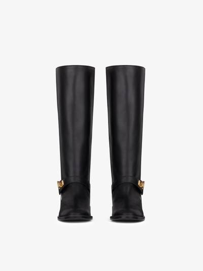 Givenchy Eden boots in smooth leather outlook