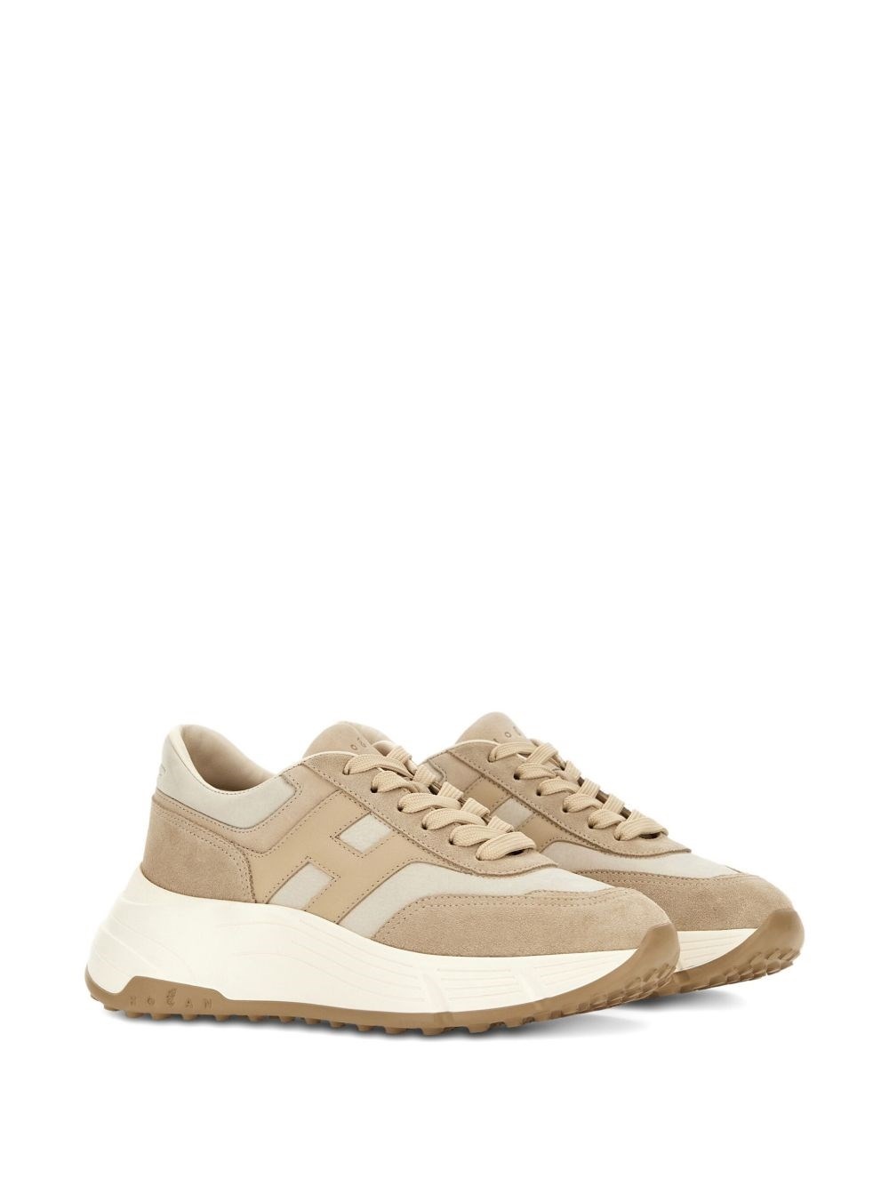 Hi-Fi leather sneakers - 3
