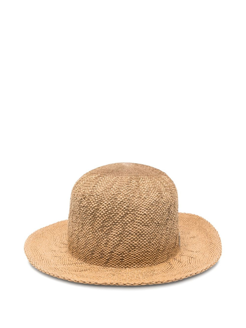EMPORIO ARMANI beige hat outlook