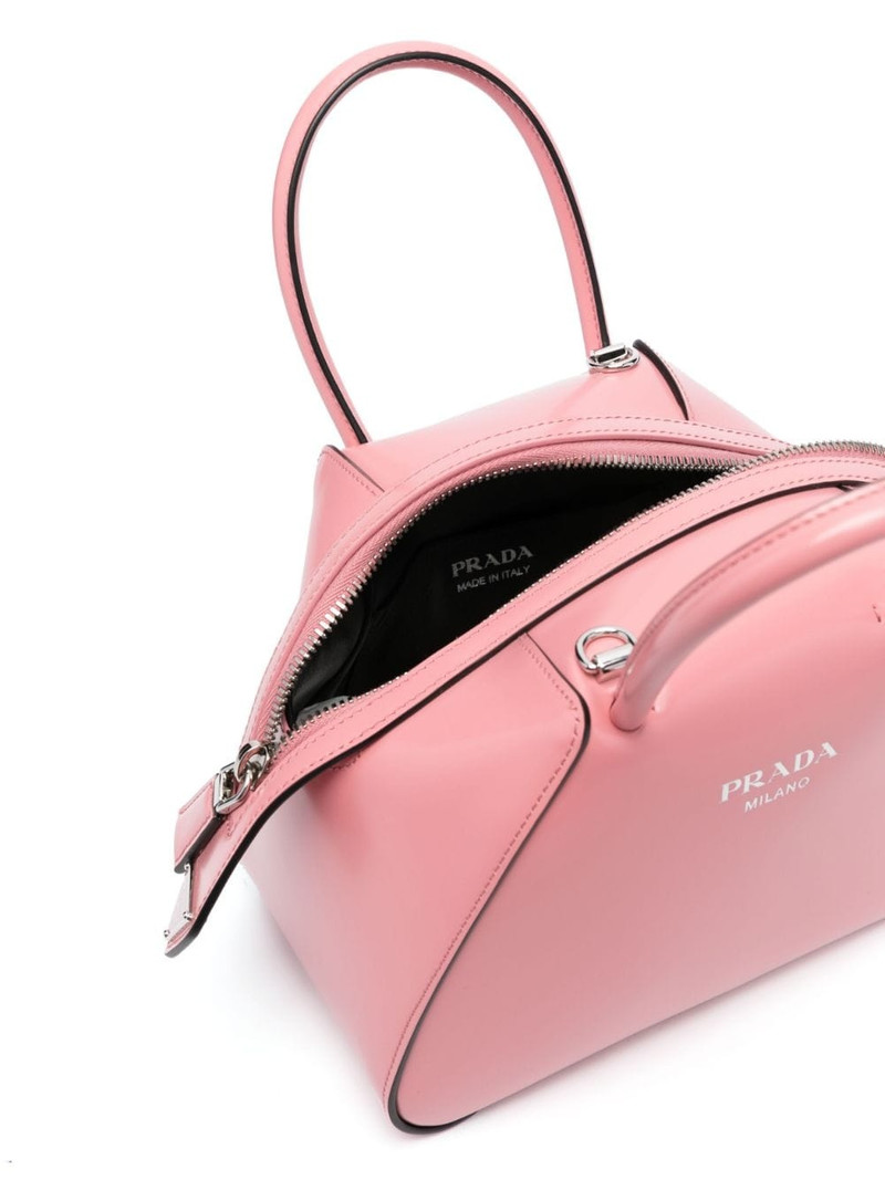 Supernova brushed leather tote bag 5