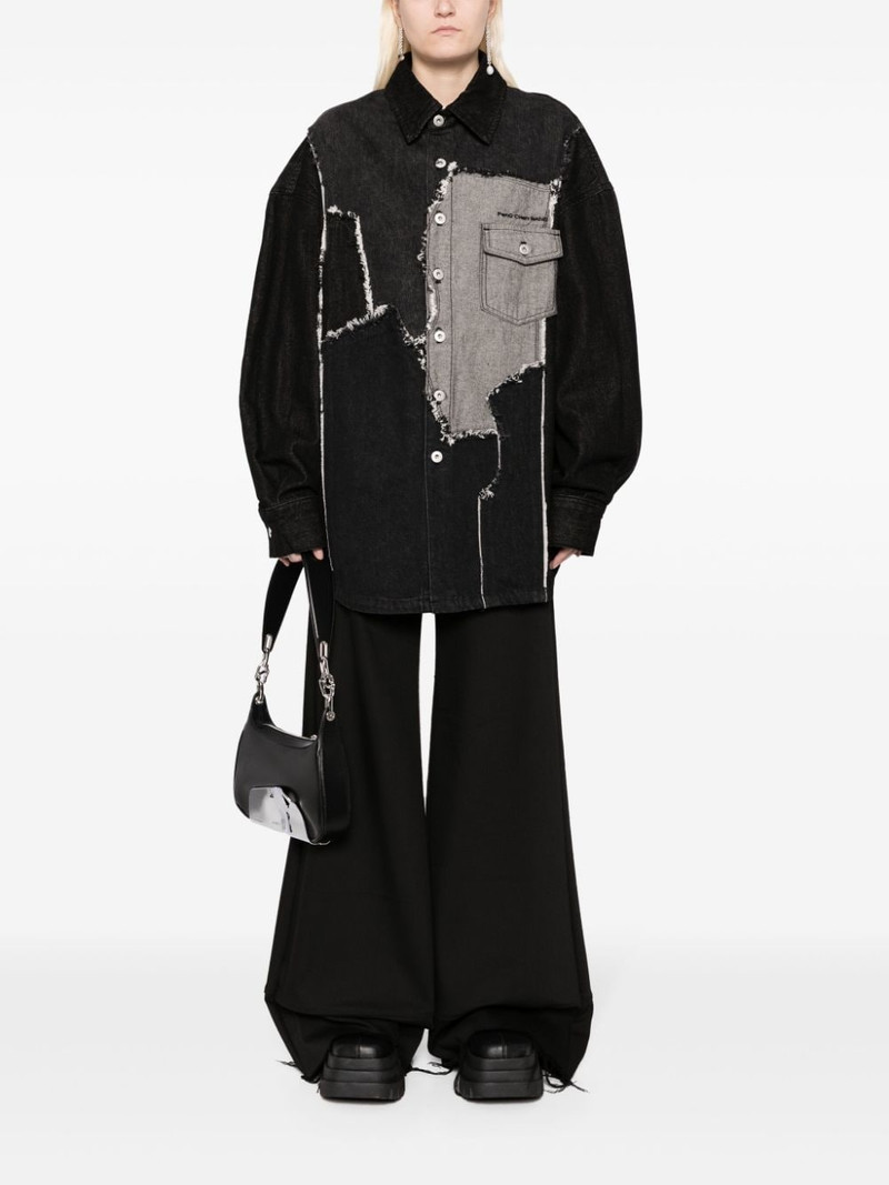 FENG CHEN WANG oversized denim shirt outlook