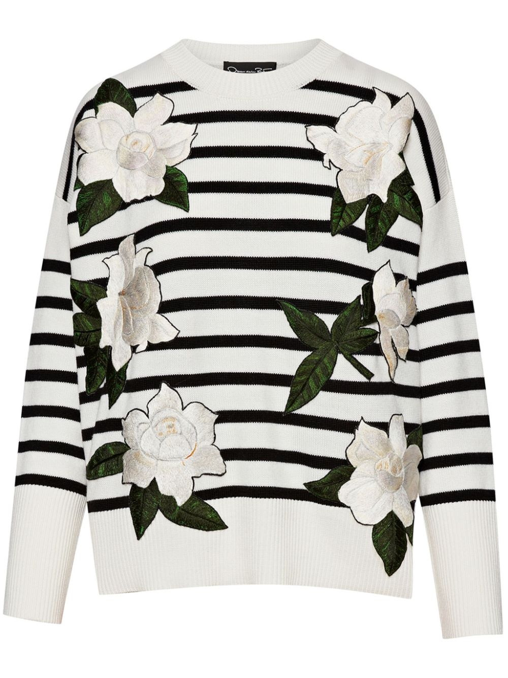 Gardenia striped threadwork jumper - 1