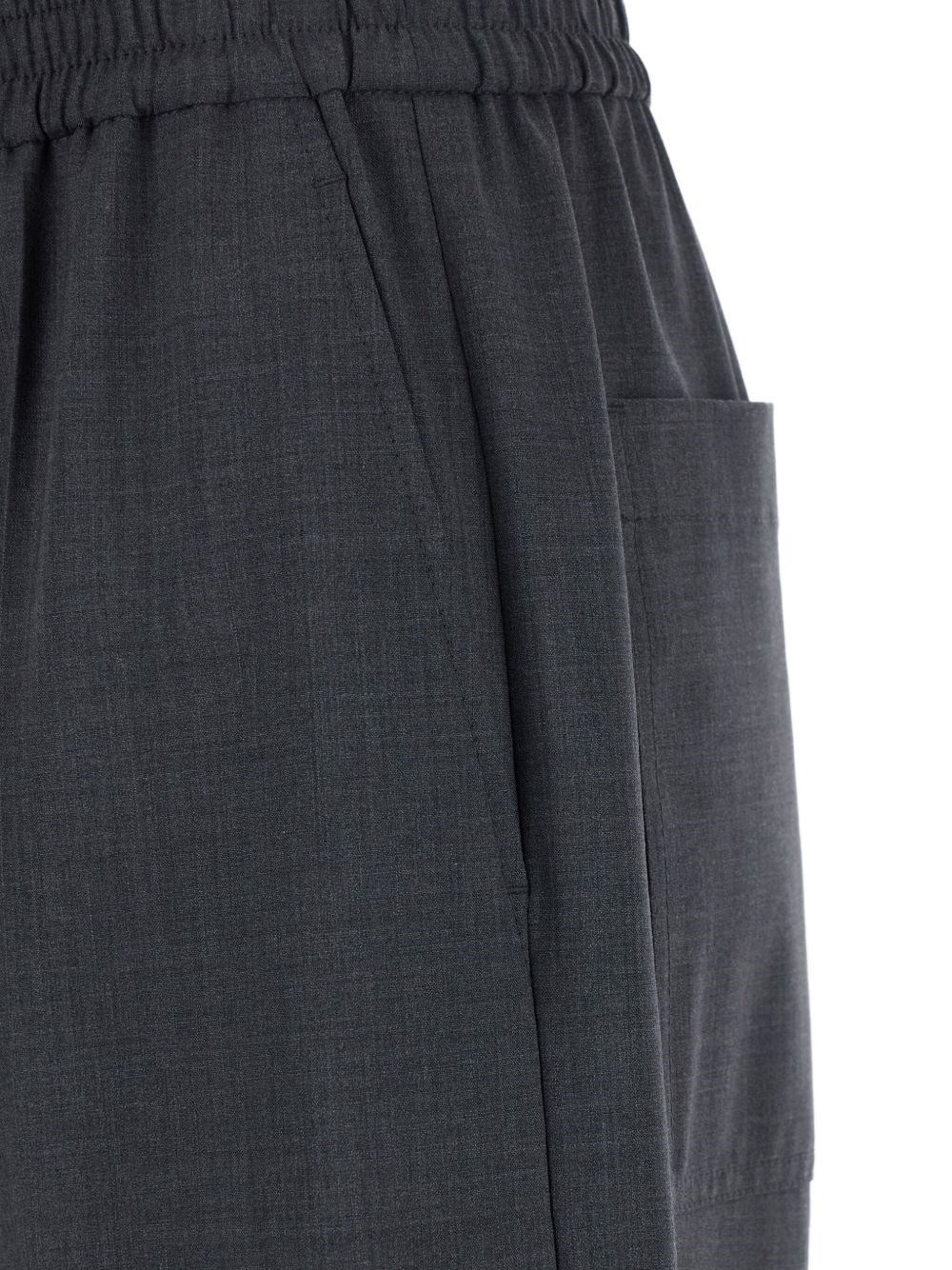 Wool wide-leg trousers - 2