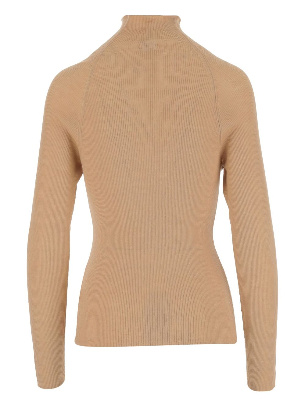 ribbed high-neck sweater - 2