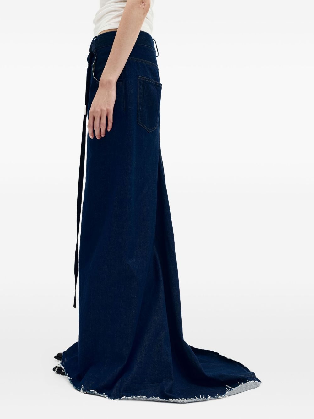 Goele denim maxi skirt - 3