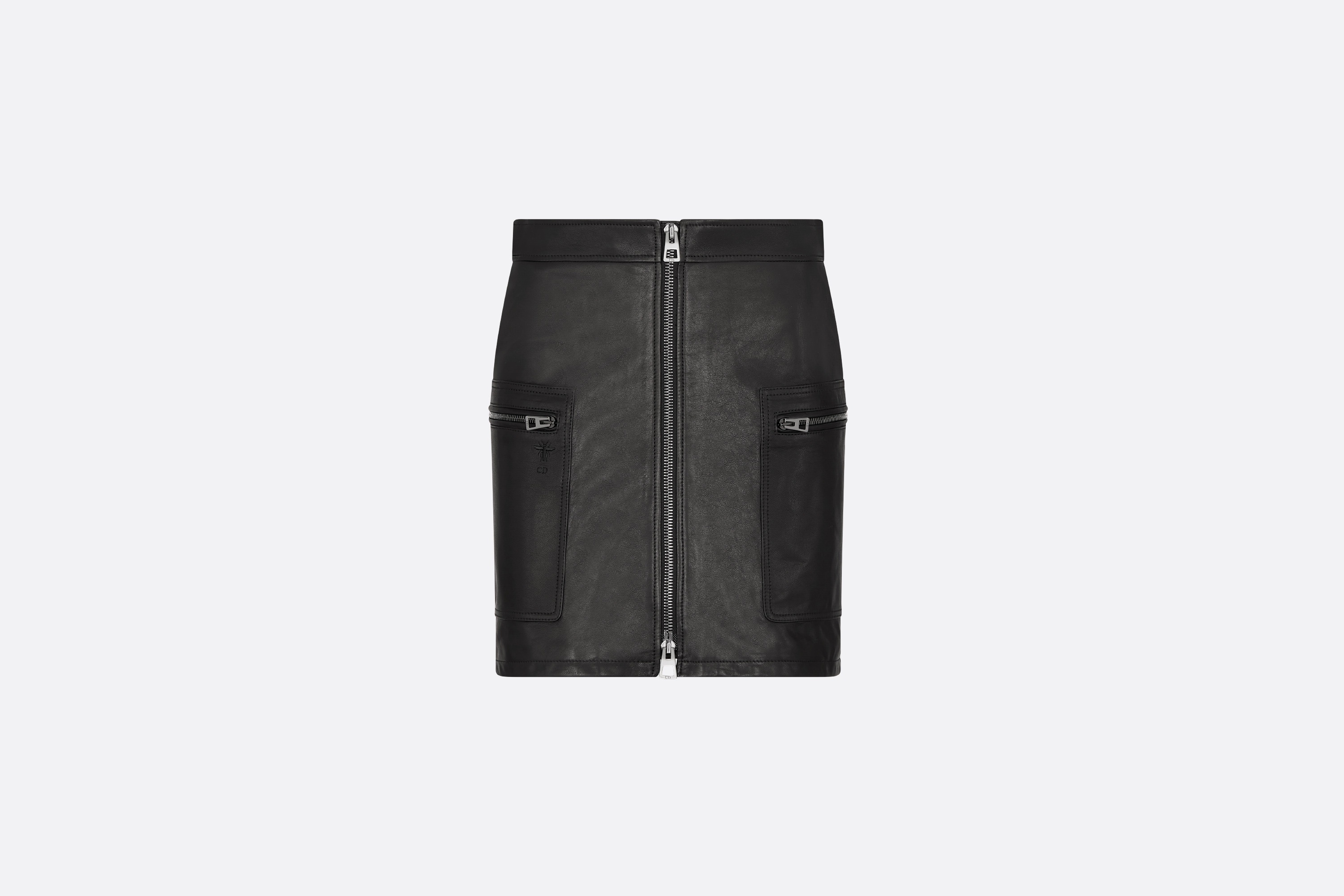 Zip Miniskirt - 1