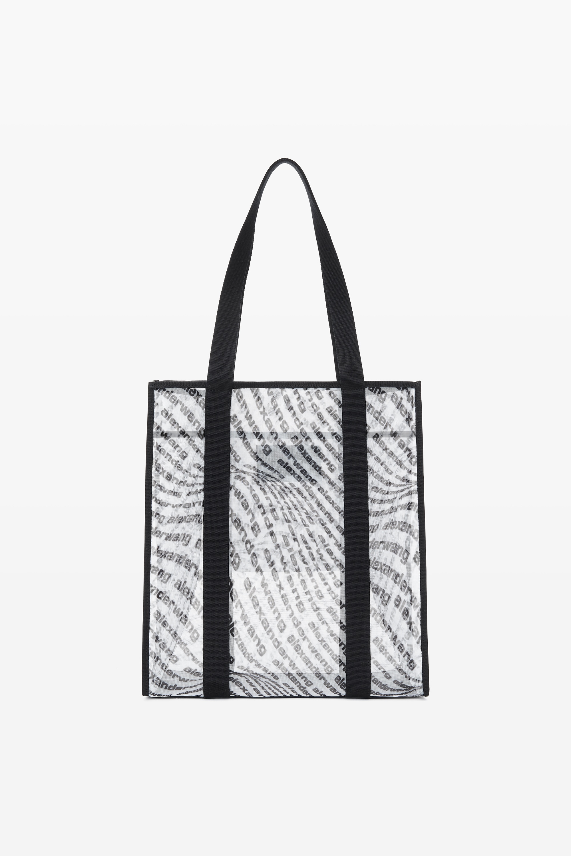 THE FREEZE LARGE TOTE IN LOGO MESH - 6