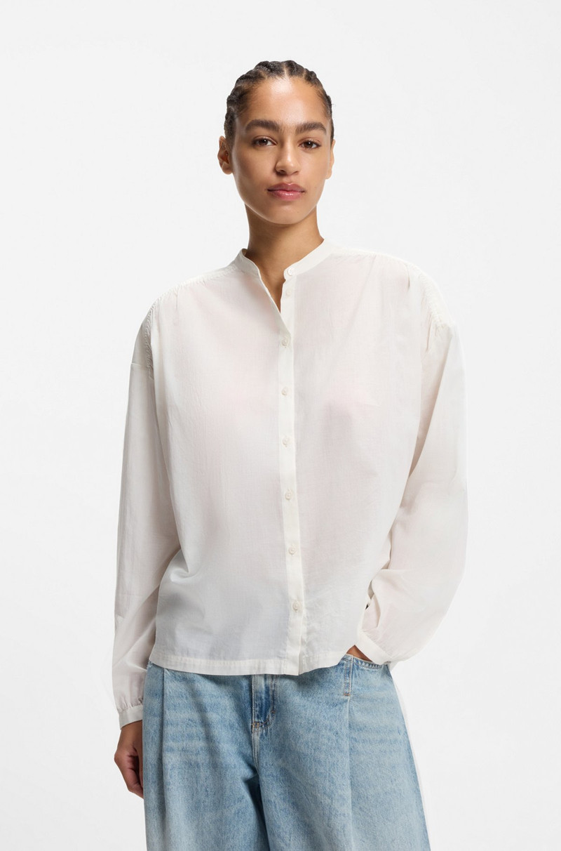 RELAXED-FIT BLOUSE IN COTTON VOILE 2