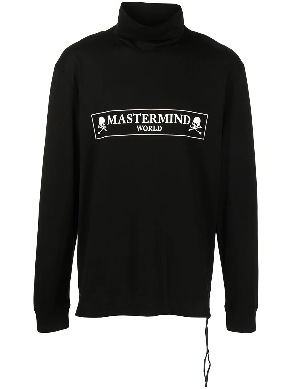 logo-print roll-neck jumper - 1