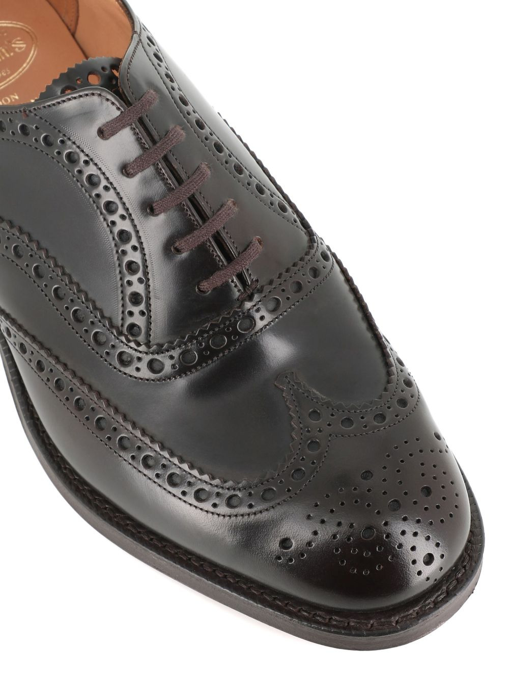 Burwood leather oxford brogues - 5
