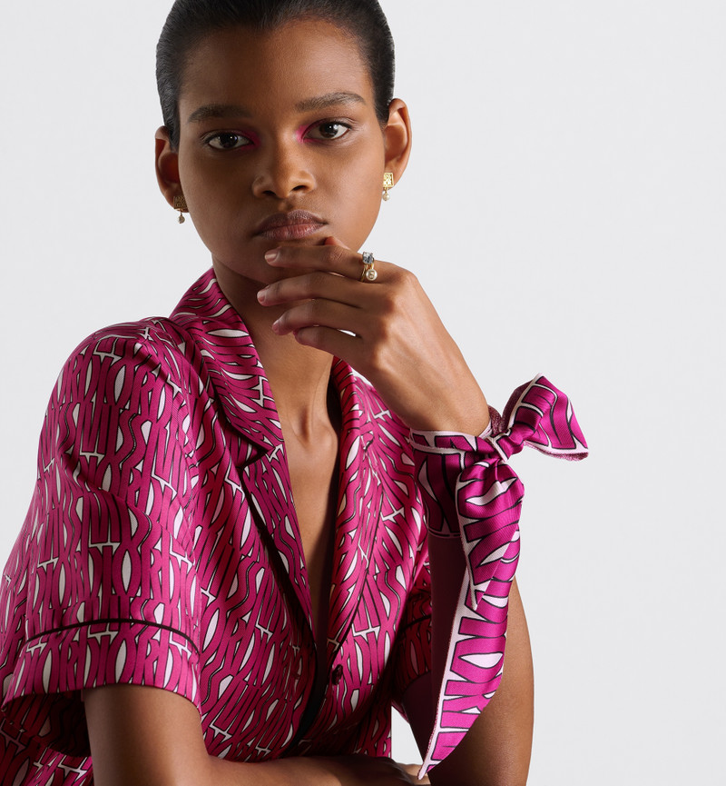 Dior Miss Dior Allover Mitzah Scarf outlook