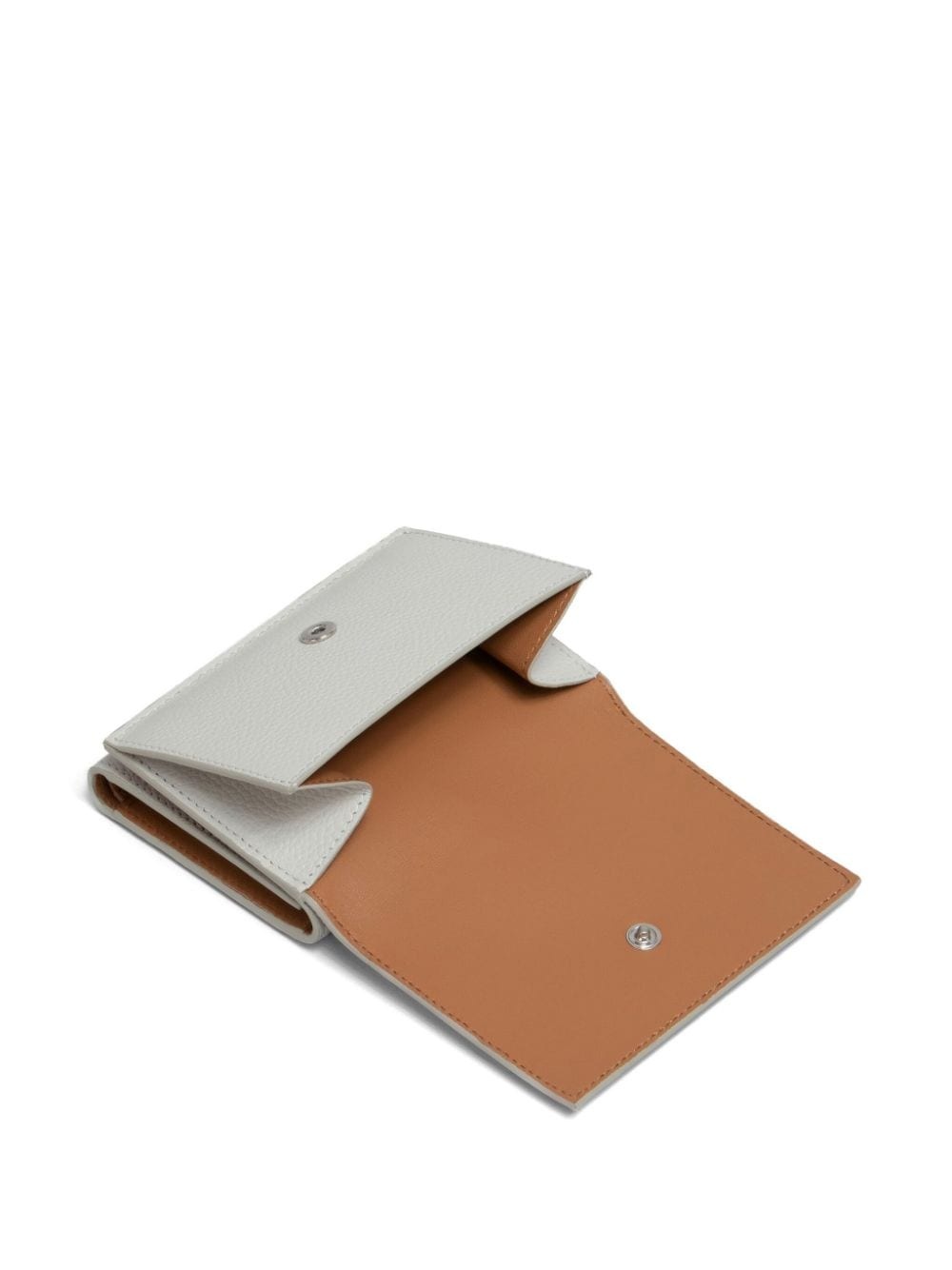 logo-embroidered leather wallet - 5