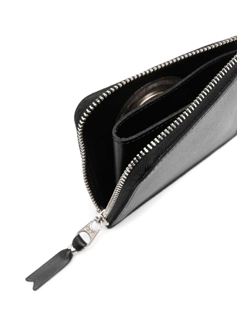 eyelet-detail leather wallet - 3