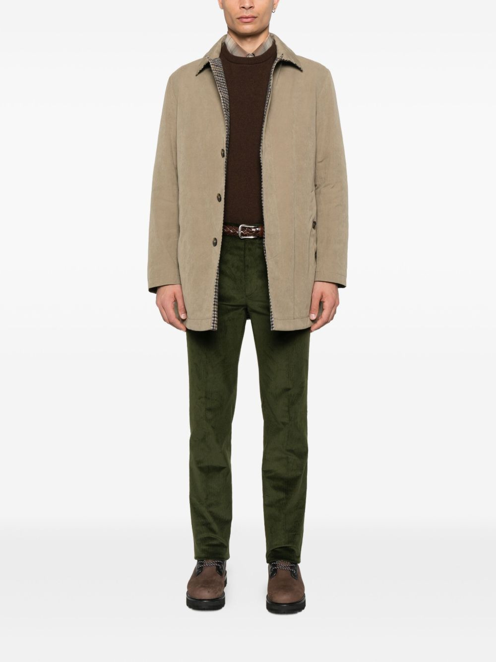 corduroy straight trousers - 2