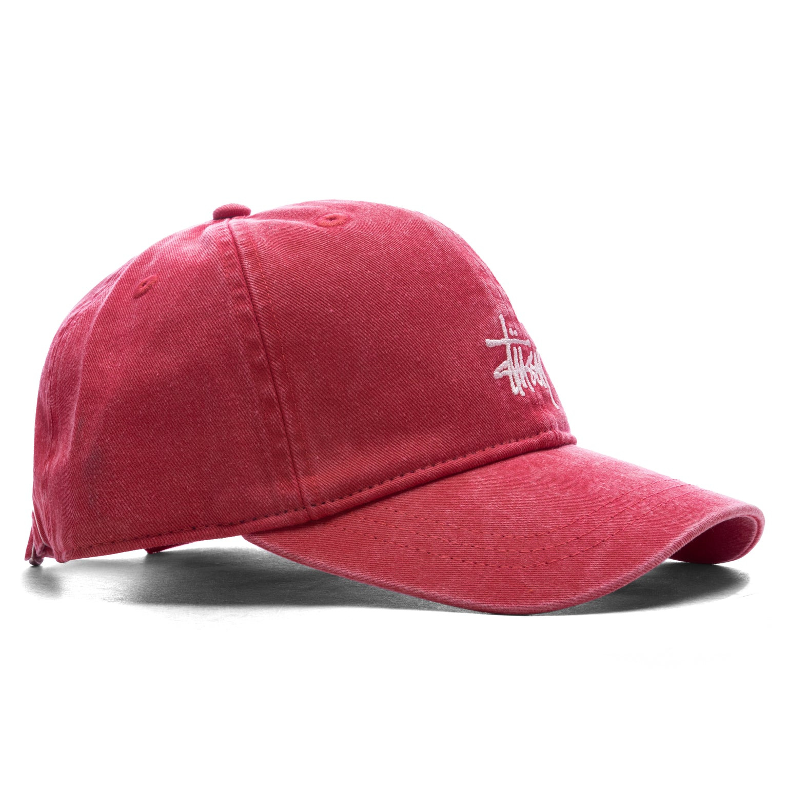 BASIC WASHED LOW PRO CAP - DEEP ROUGE - 3