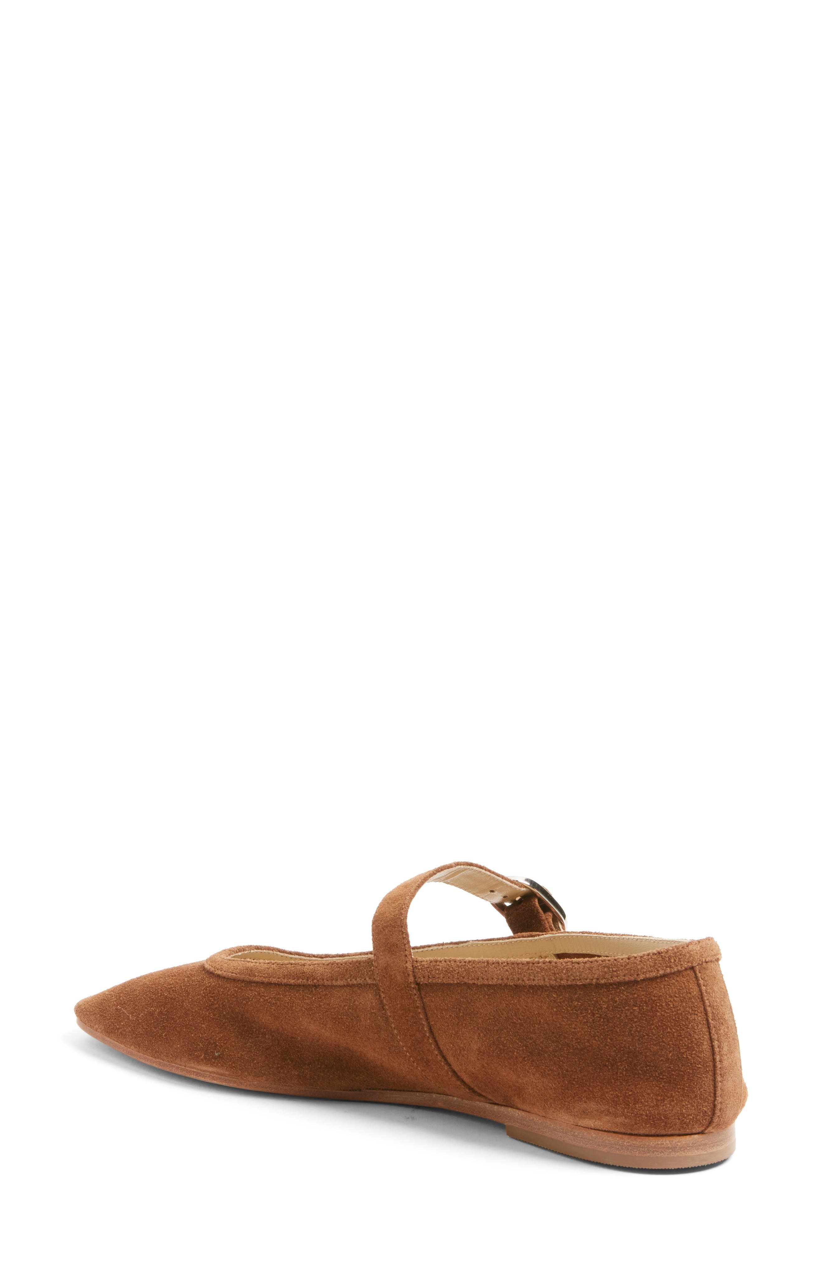 Le Monde Beryl Suede Mary Jane Flat in Dark Cinnamon at Nordstrom - 2