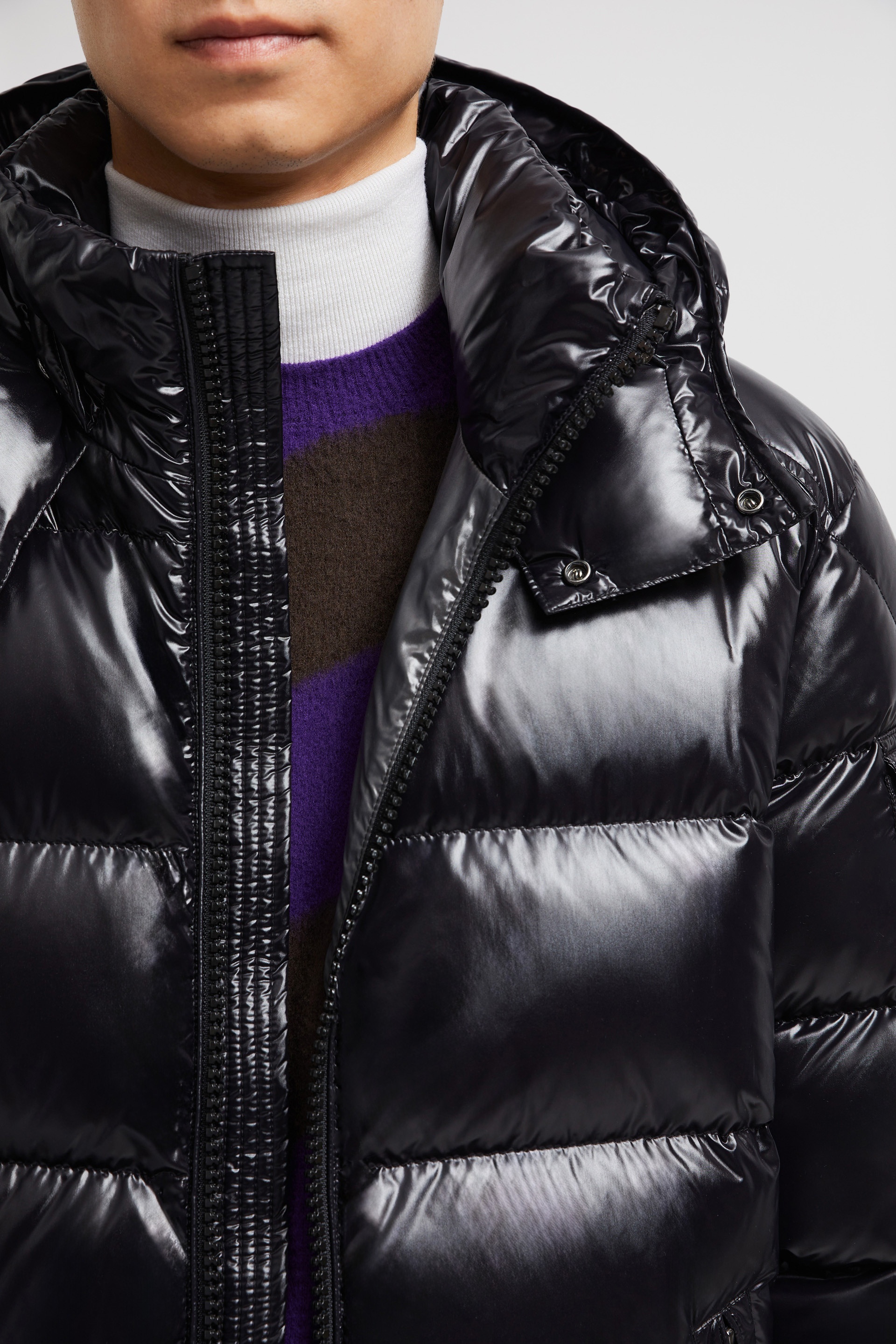 Moncler Moncler Maya Hooded Short Down Jacket | REVERSIBLE