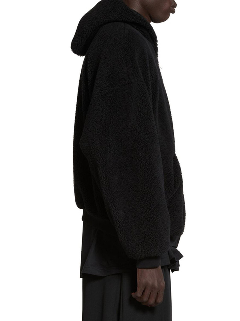 Outerwear Zip-Up Hoodie Oversized - Black 5