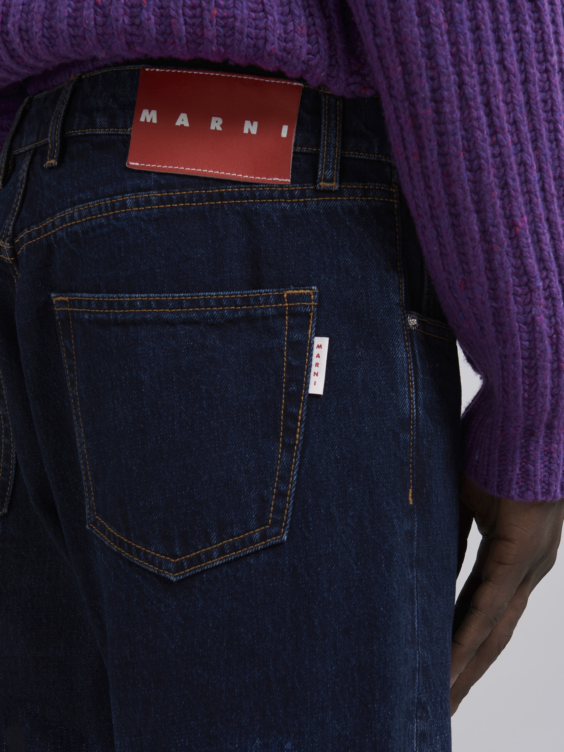 LUCKY CHARMS PRINT DENIM TROUSERS - 4