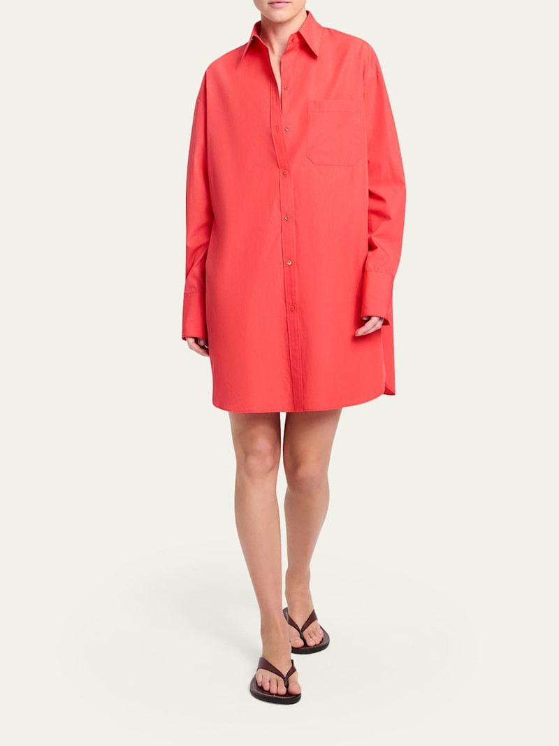 TWP Big Joe Cotton Button-Front Shirtdress outlook