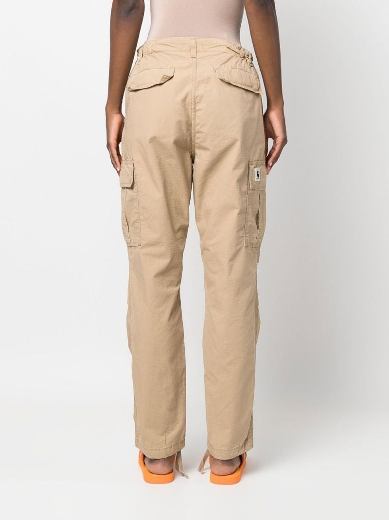 cargo straight-leg trousers - 6