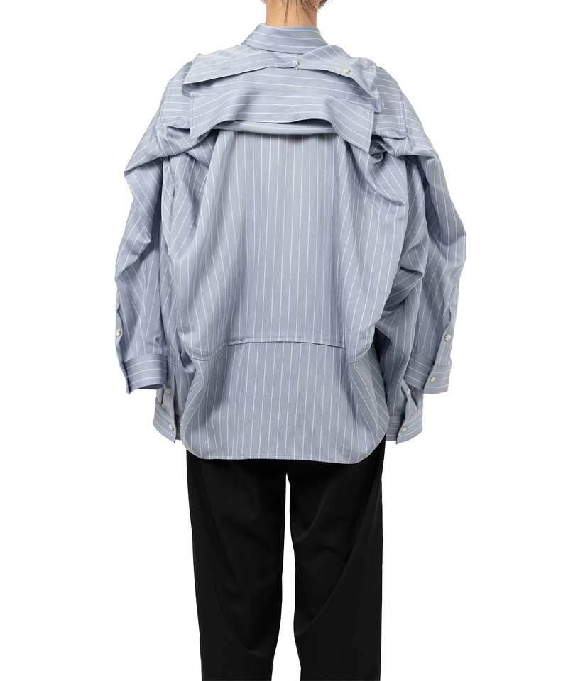 Sleeve Layered Stripe Shirt 4