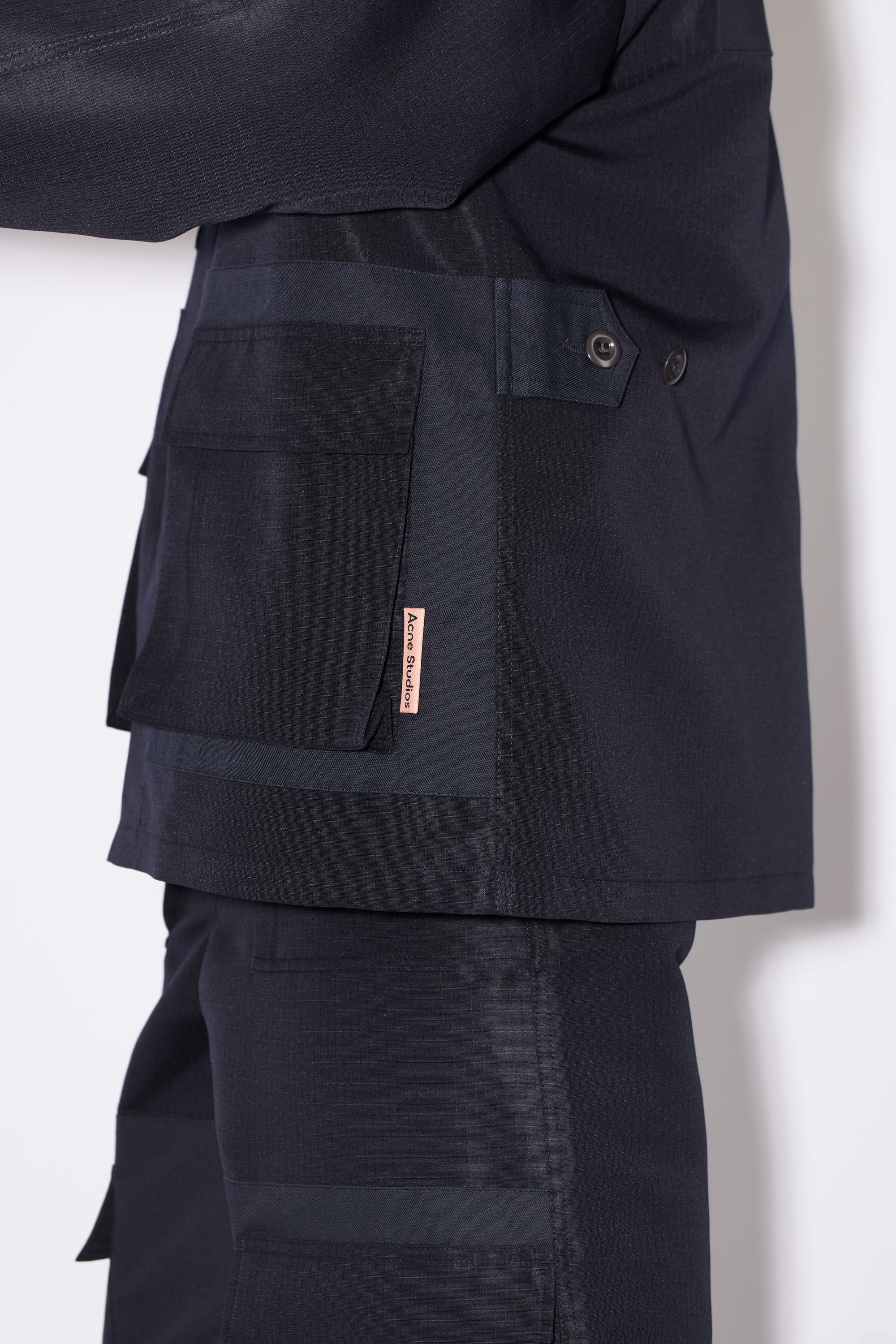 Casual ripstop jacket - Dark Blue - 5