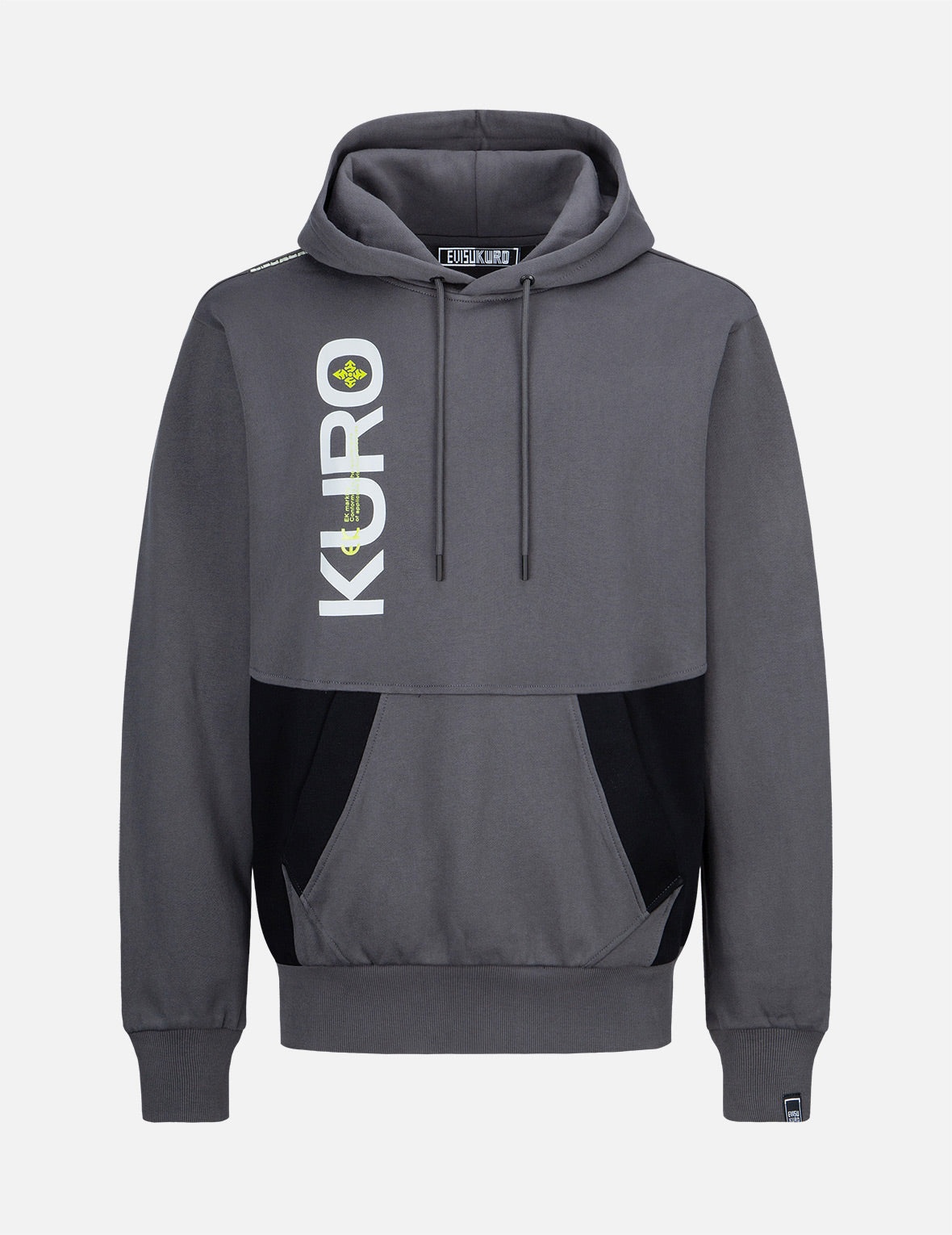 Color-Block Logo Print Hooded Sweatshirt - 8