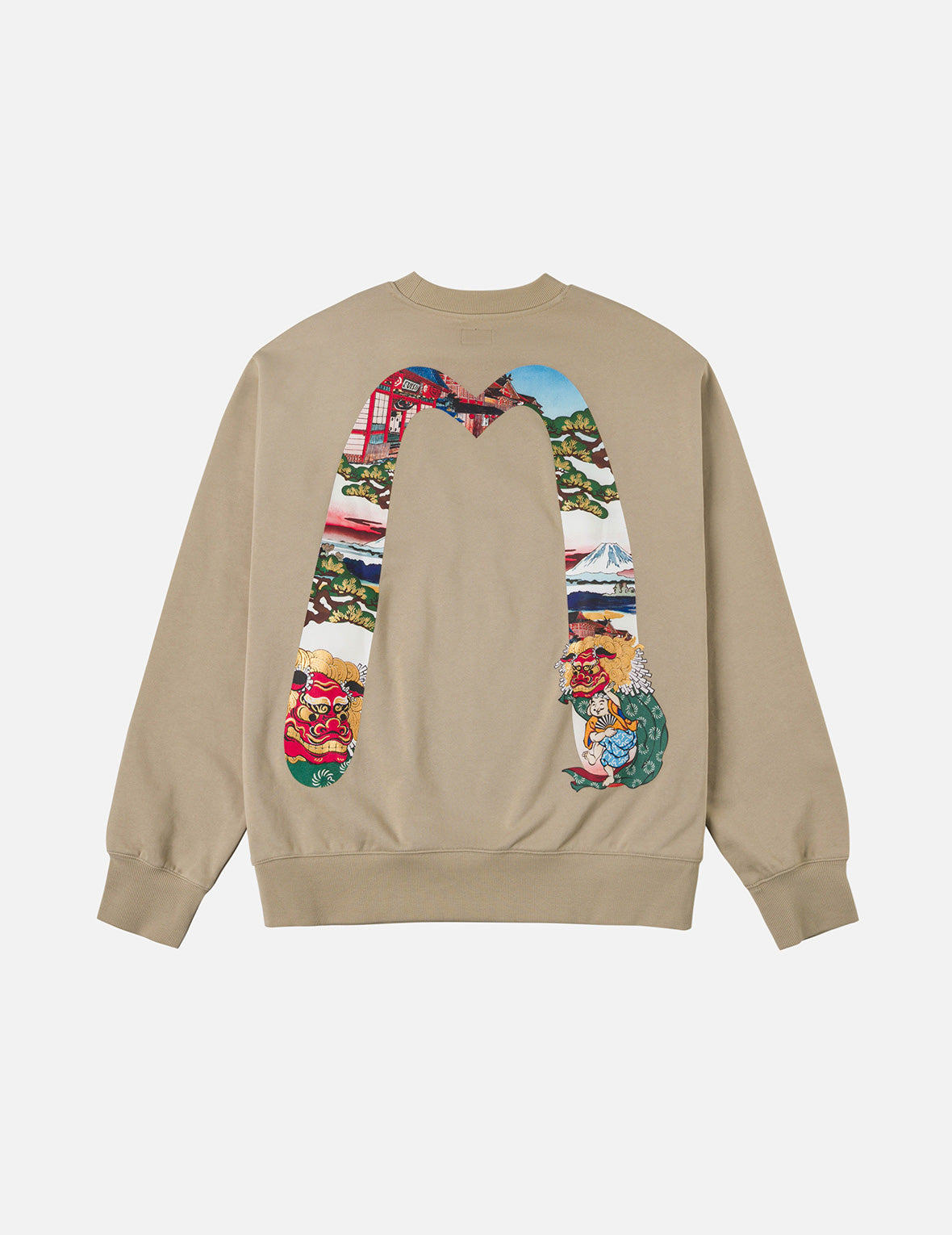 Godhead Lion Dance Daicock Print Loose Fit Sweatshirt - 3
